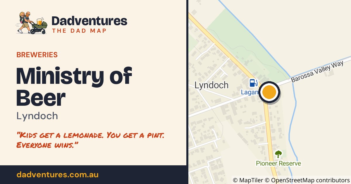 Ministry of Beer on the Dad Map
