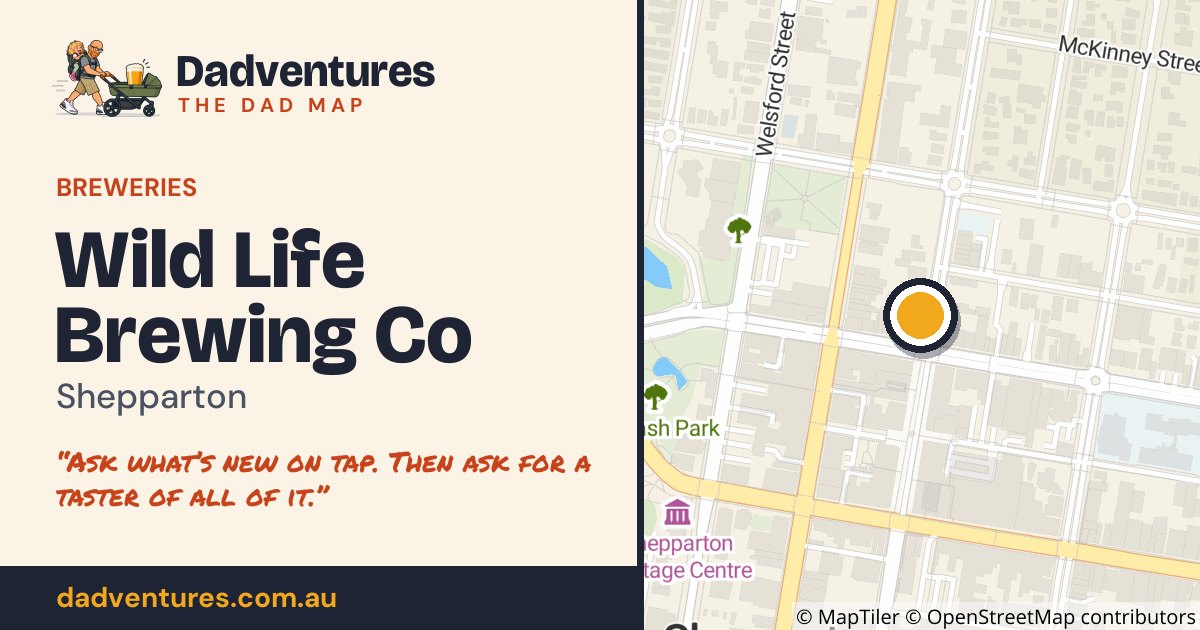 Wild Life Brewing Co on the Dad Map