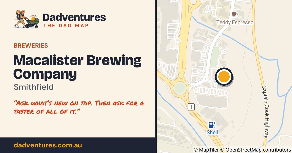 Macalister Brewing Company on the Dad Map
