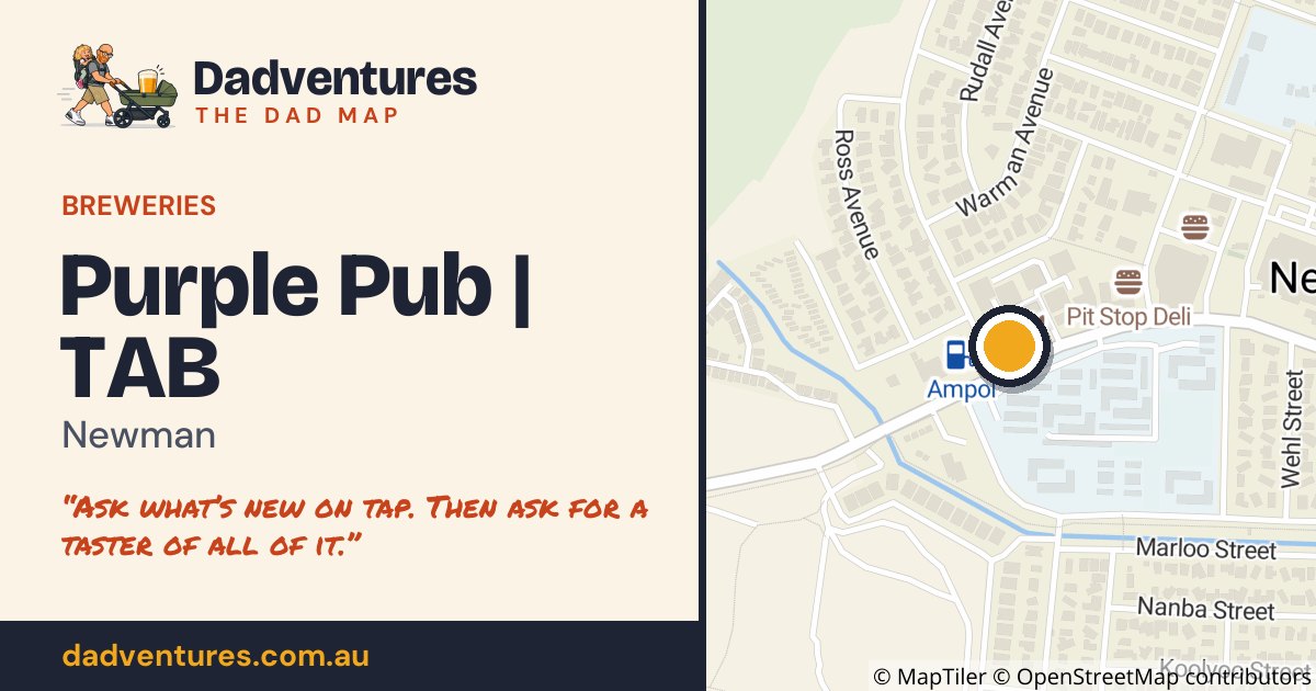 Purple Pub | TAB on the Dad Map