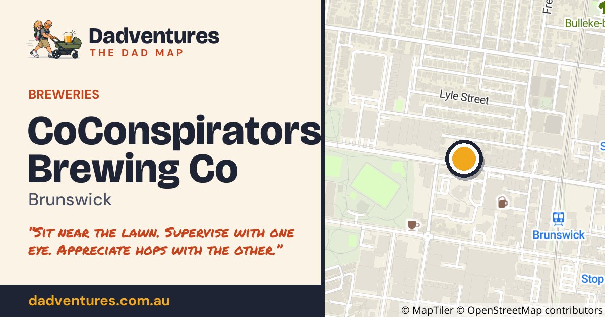CoConspirators Brewing Co on the Dad Map
