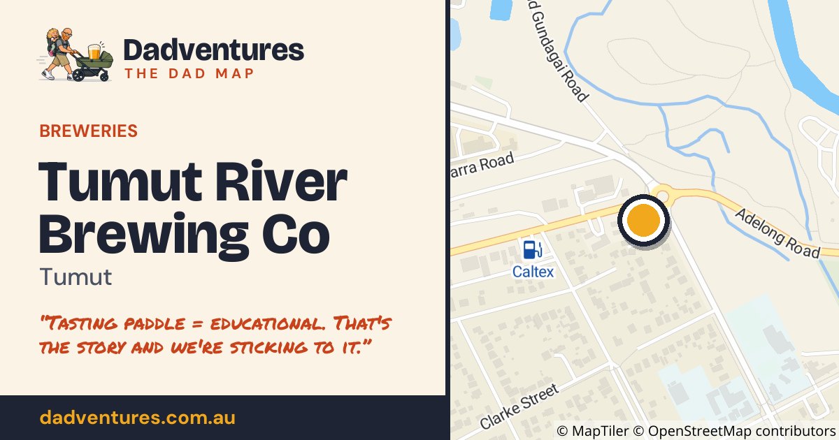 Tumut River Brewing Co on the Dad Map