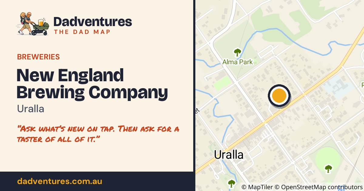 New England Brewing Company on the Dad Map