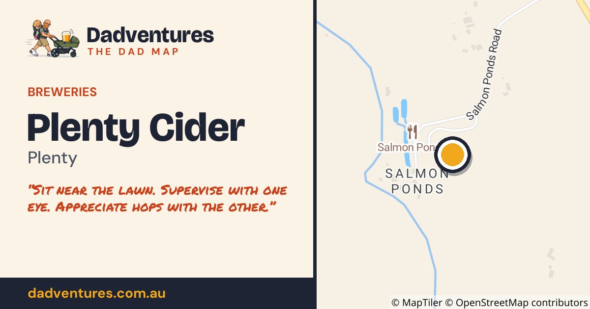Plenty Cider on the Dad Map
