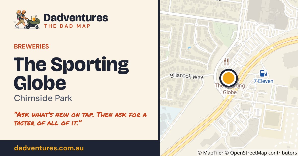 The Sporting Globe on the Dad Map