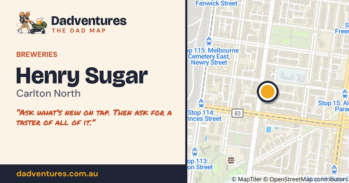 Henry Sugar on the Dad Map