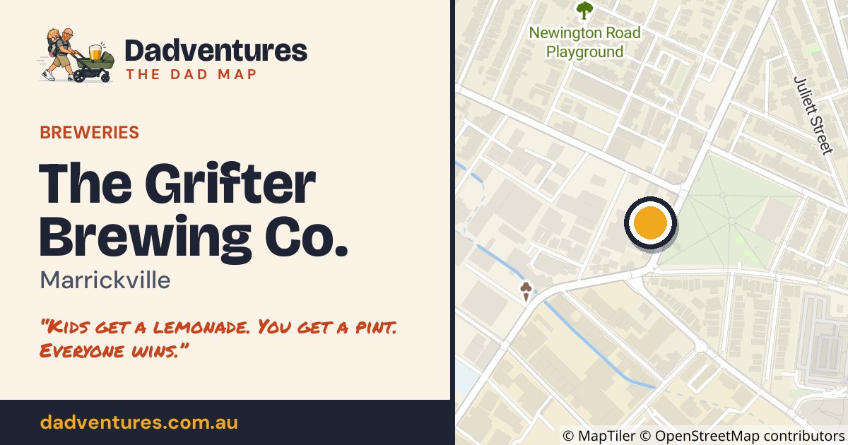 The Grifter Brewing Co. on the Dad Map