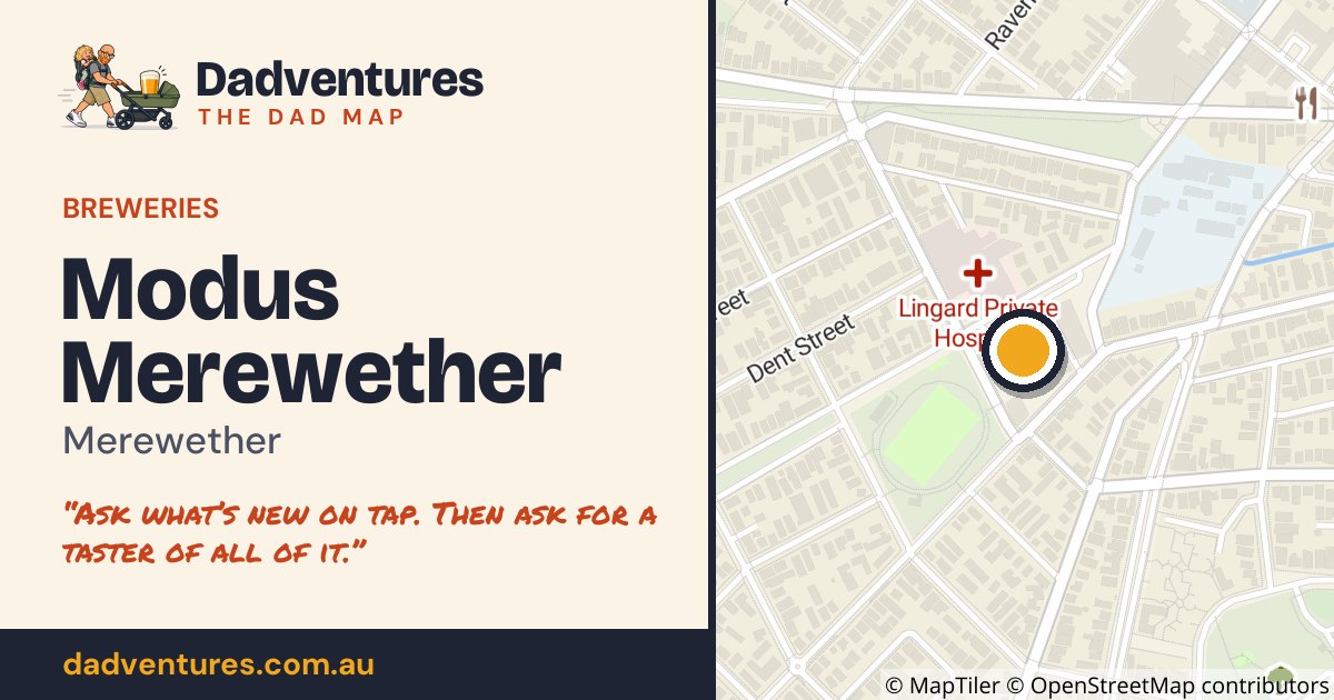 Modus Merewether on the Dad Map