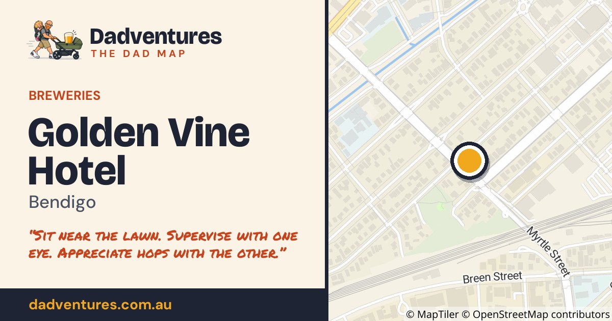 Golden Vine Hotel on the Dad Map