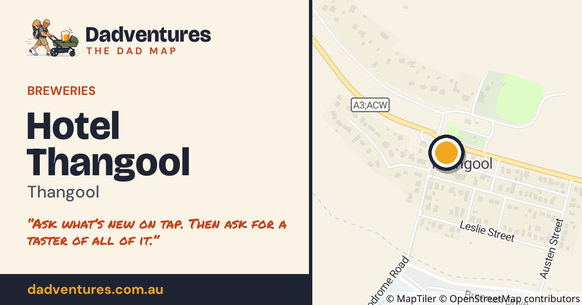 Hotel Thangool on the Dad Map