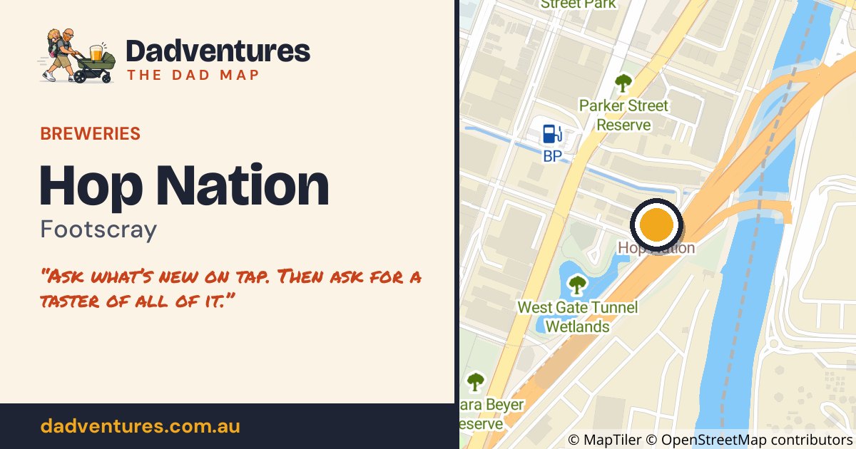 Hop Nation on the Dad Map
