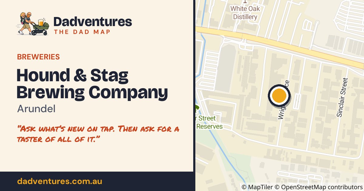 Hound & Stag Brewing Company on the Dad Map