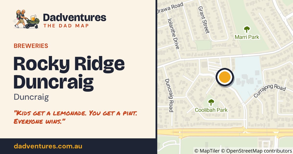 Rocky Ridge Duncraig on the Dad Map