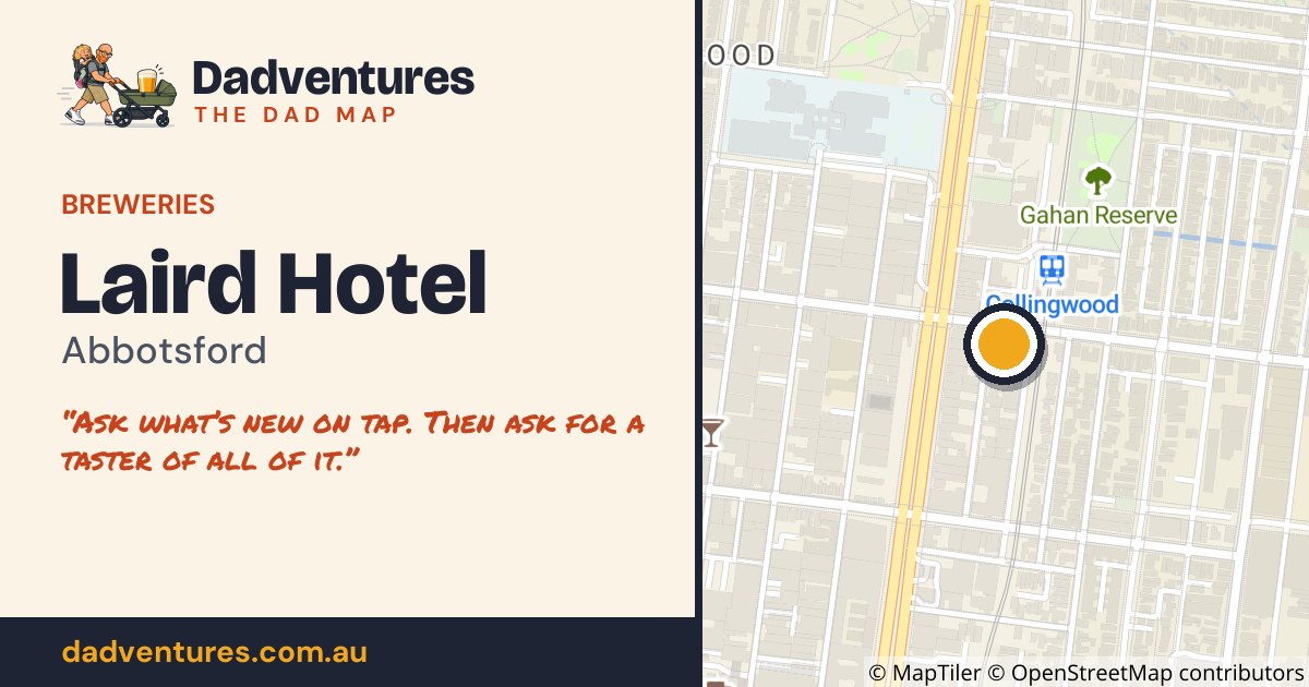 Laird Hotel on the Dad Map