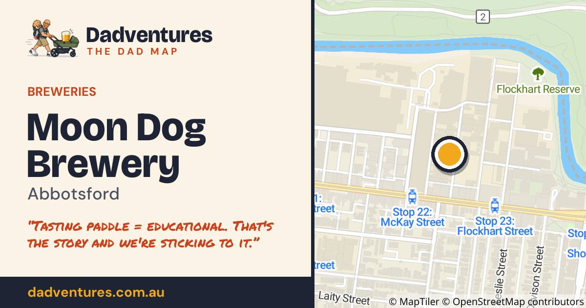 Moon Dog Brewery on the Dad Map