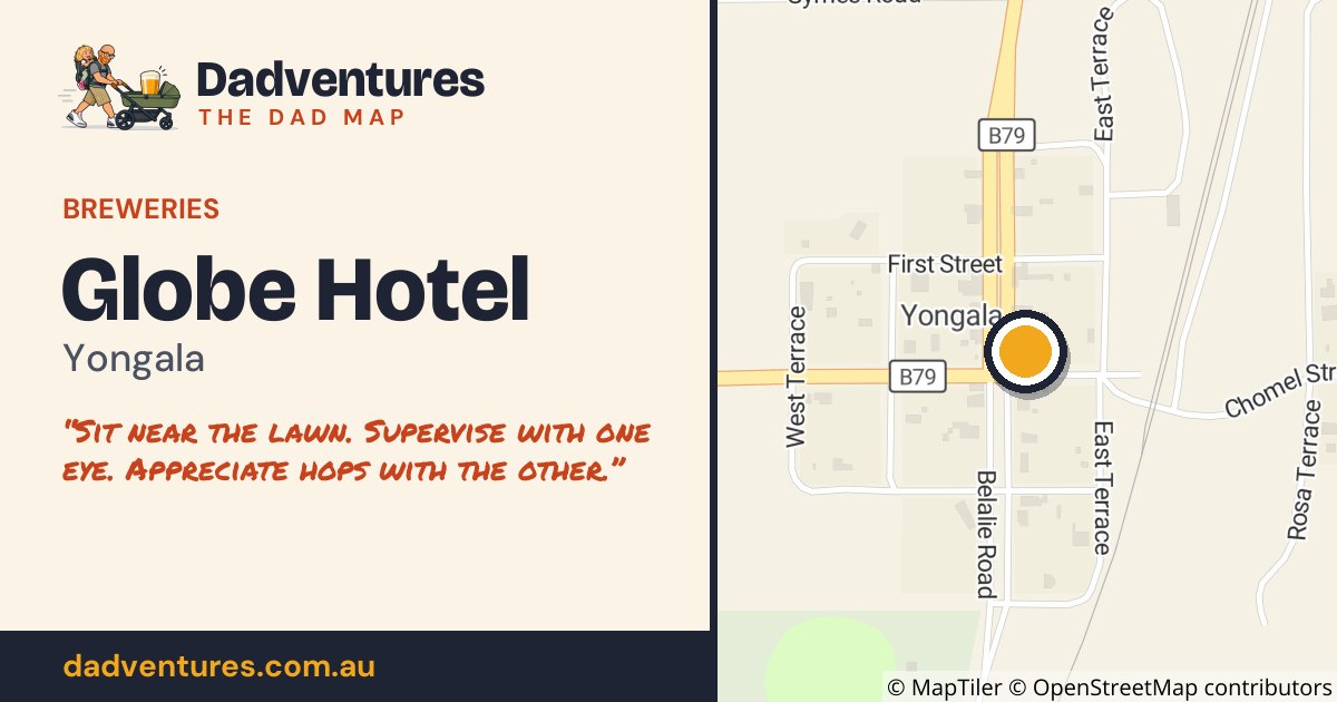 Globe Hotel on the Dad Map