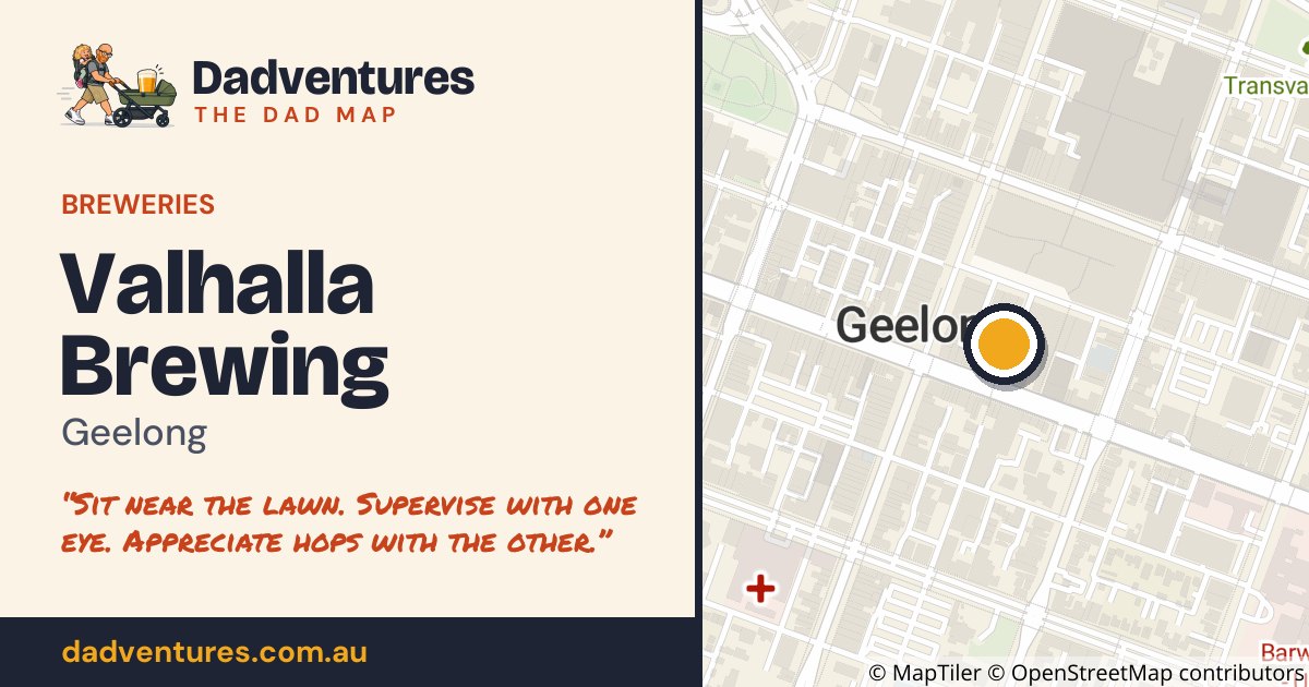 Valhalla Brewing on the Dad Map