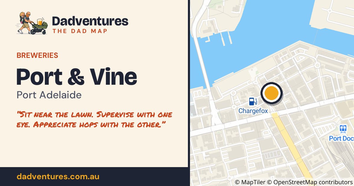Port & Vine on the Dad Map