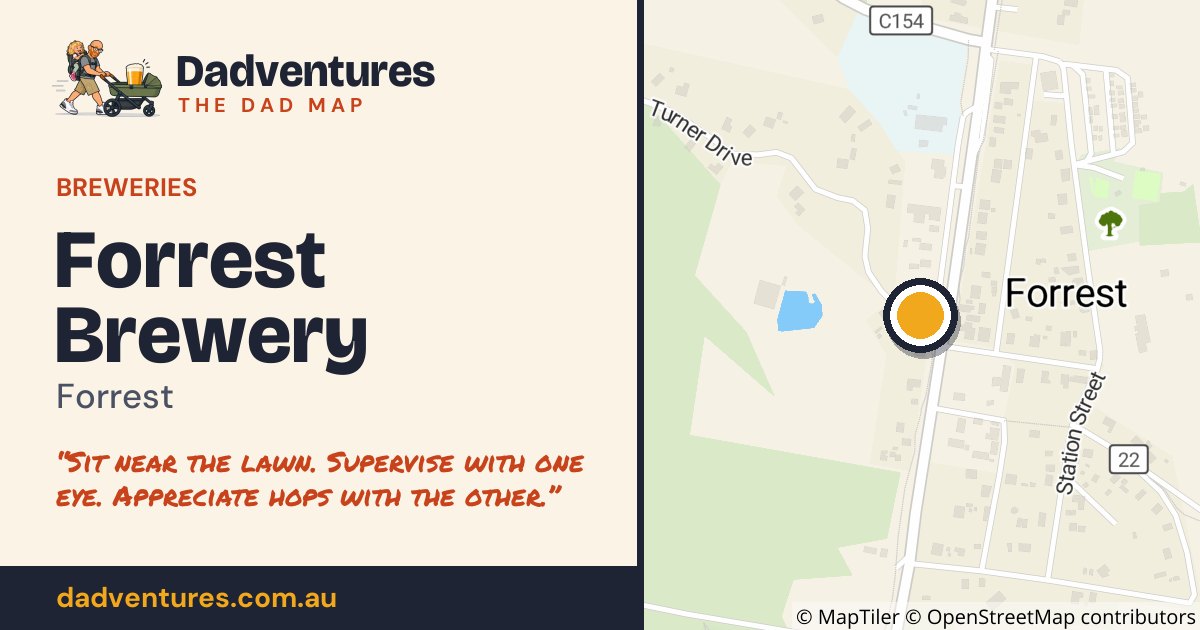 Forrest Brewery on the Dad Map