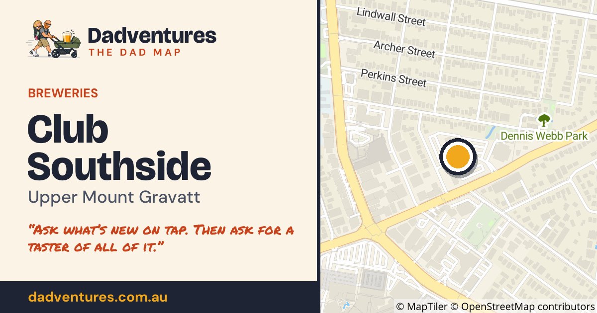 Club Southside on the Dad Map
