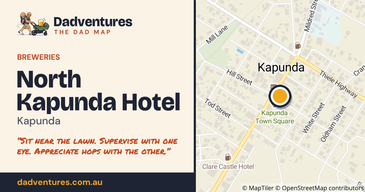North Kapunda Hotel on the Dad Map