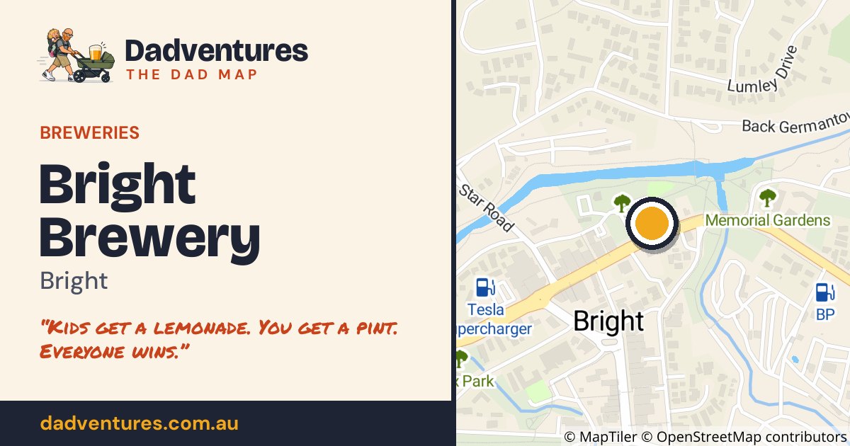 Bright Brewery on the Dad Map