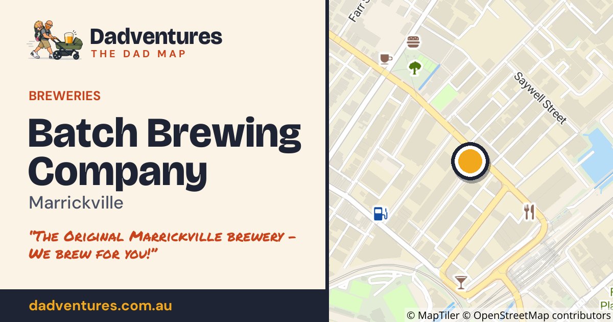 Batch Brewing Company on the Dad Map