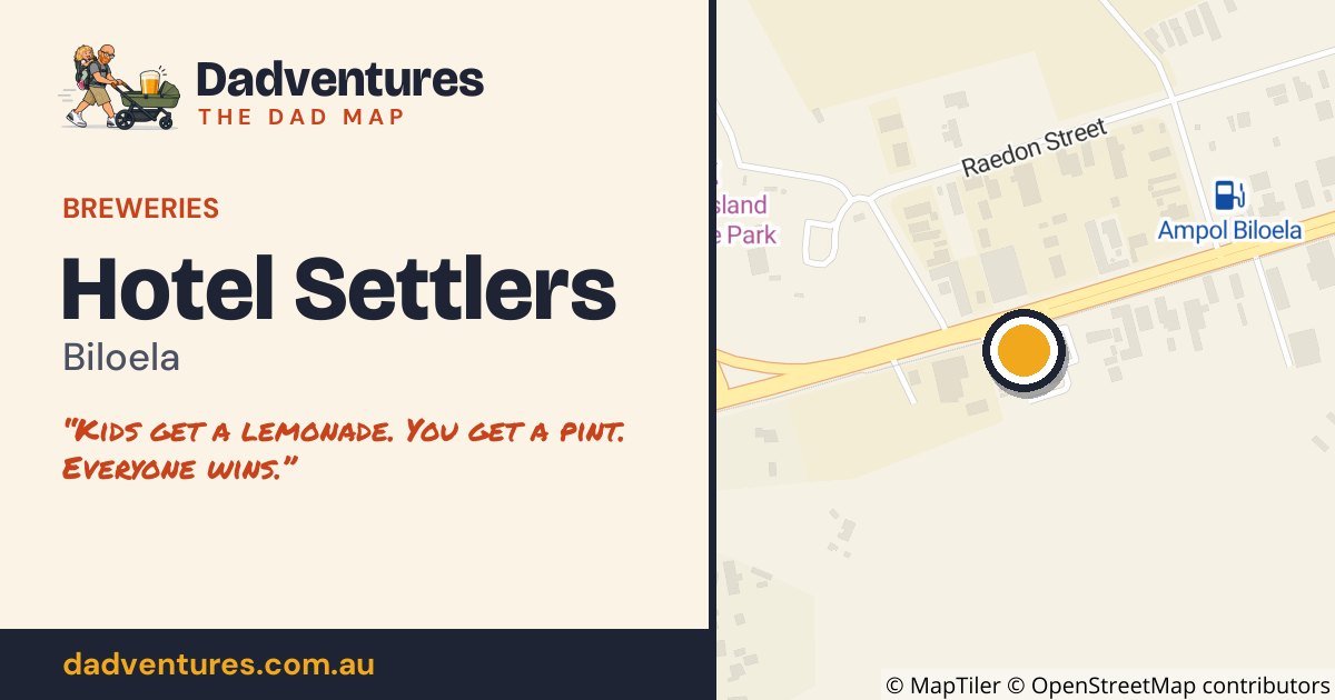 Hotel Settlers on the Dad Map