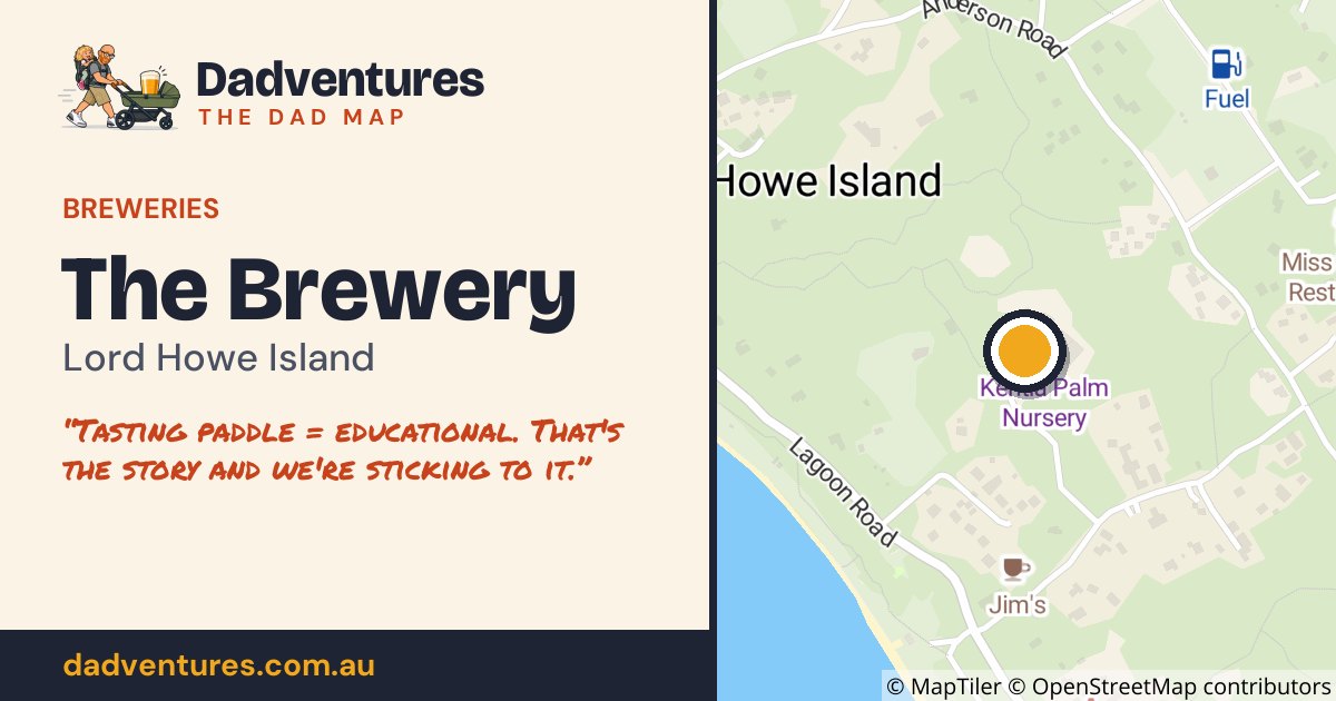 The Brewery on the Dad Map