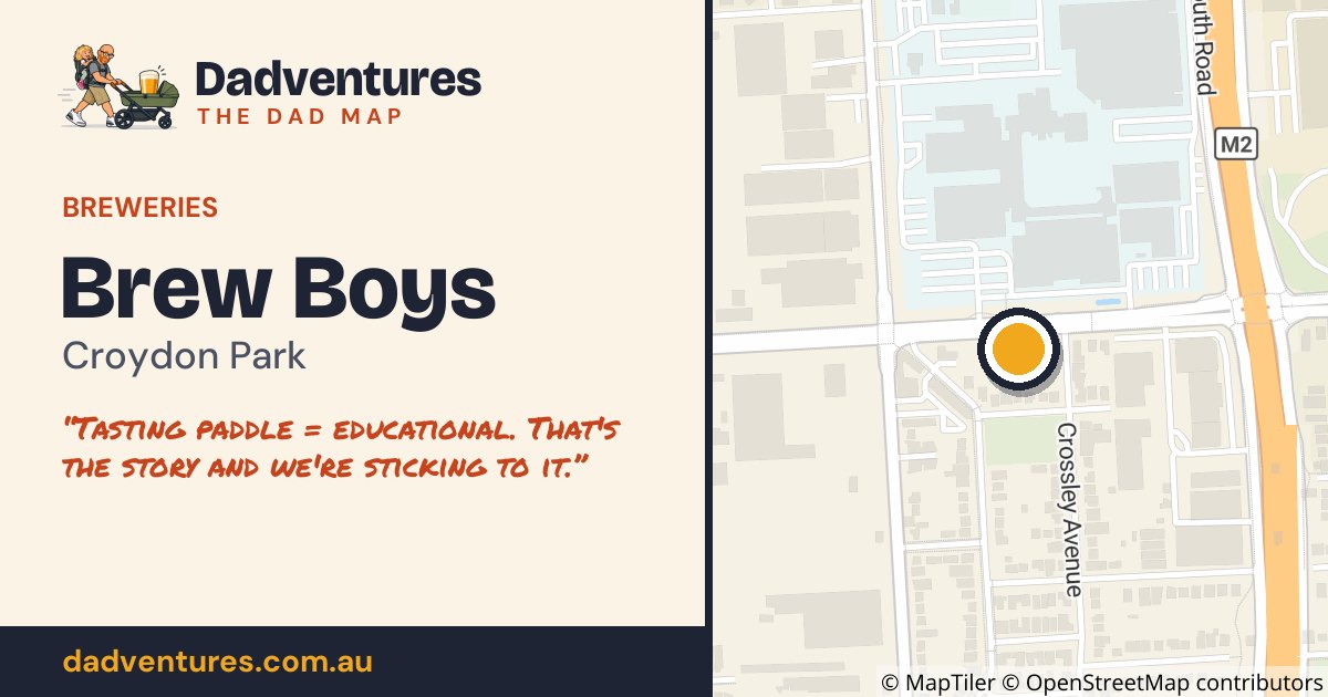 Brew Boys on the Dad Map