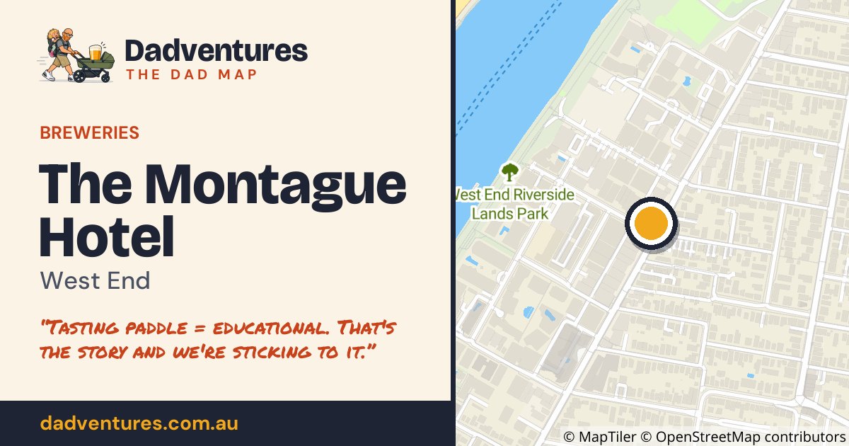 The Montague Hotel on the Dad Map
