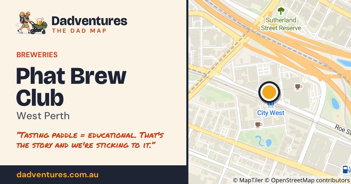Phat Brew Club on the Dad Map