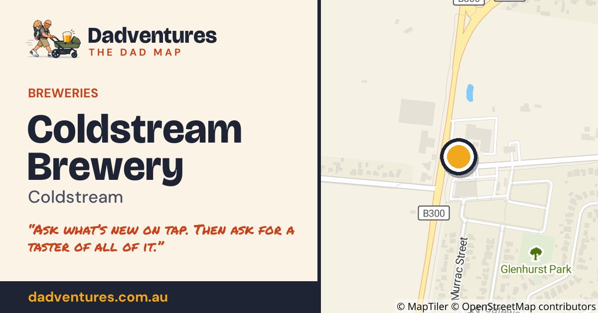 Coldstream Brewery on the Dad Map