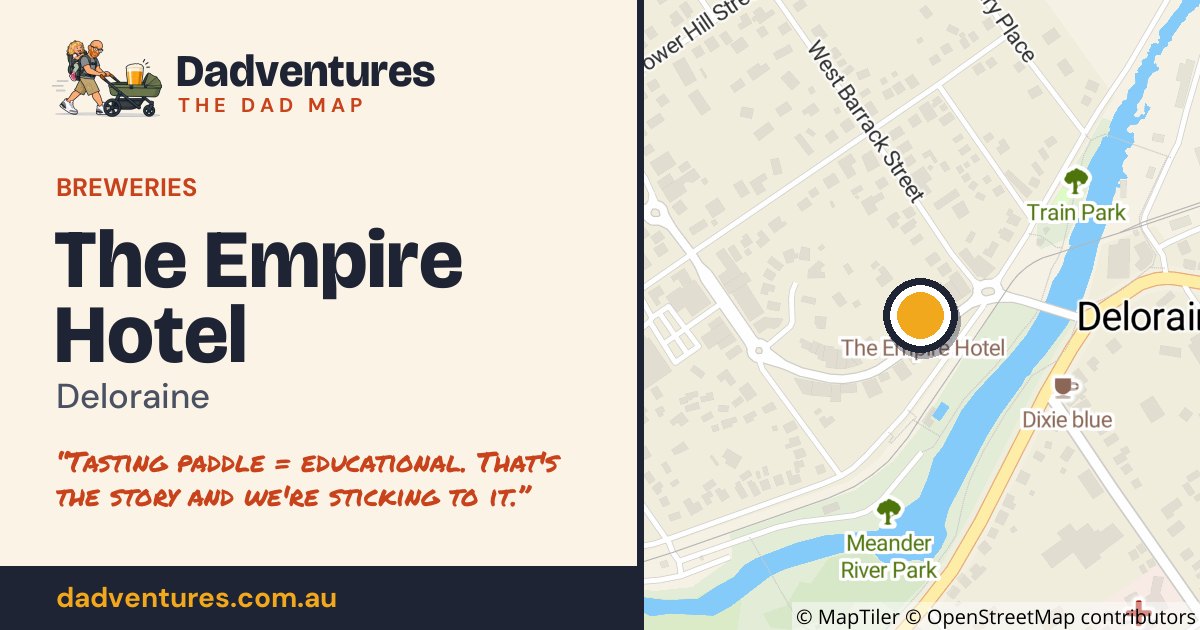 The Empire Hotel on the Dad Map