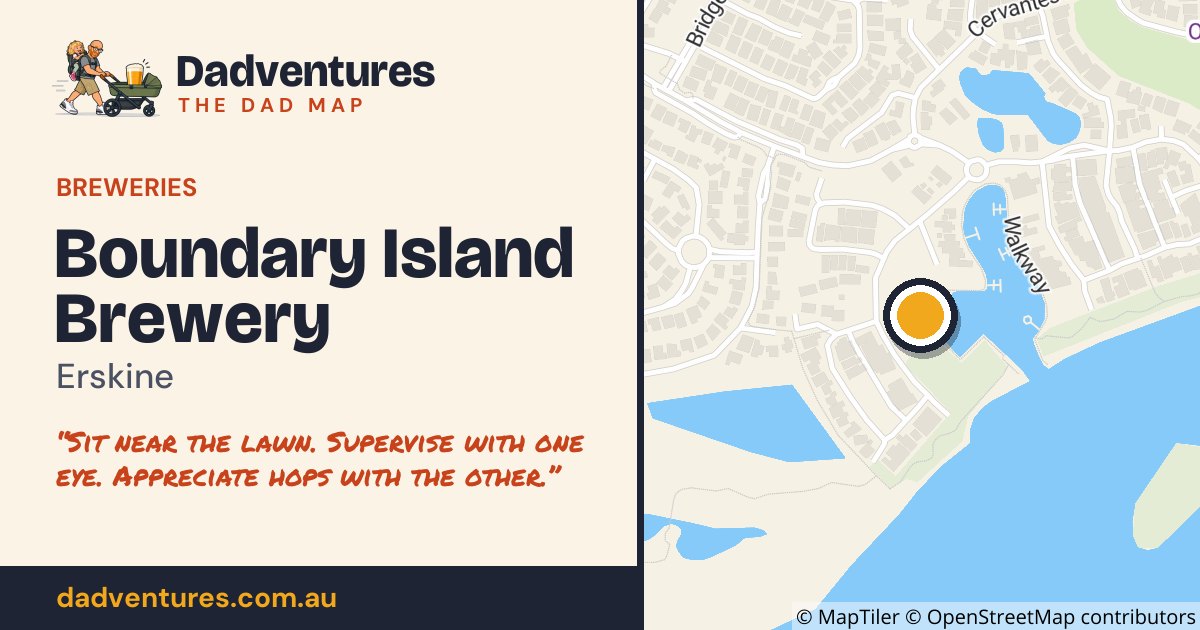 Boundary Island Brewery on the Dad Map