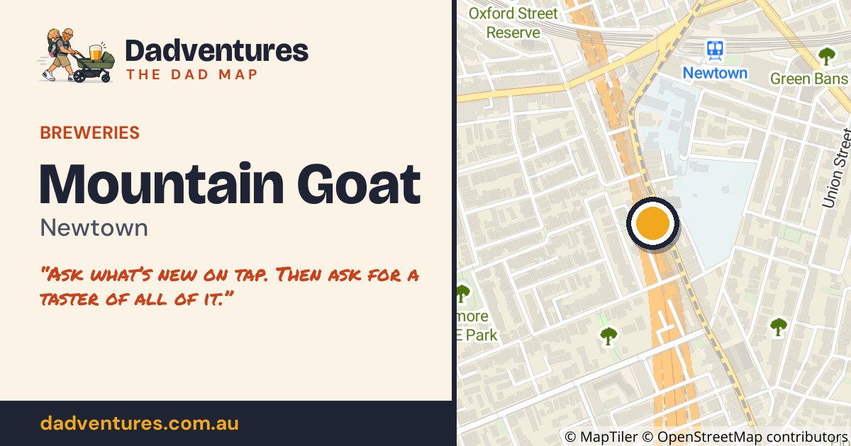 Mountain Goat on the Dad Map