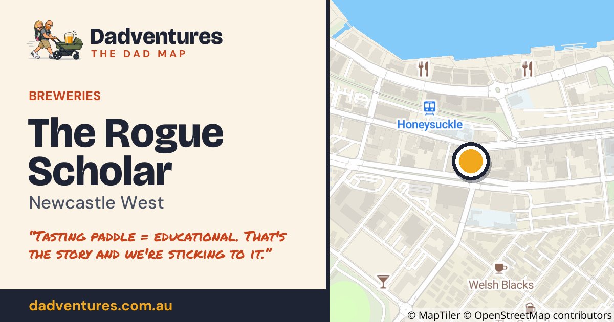 The Rogue Scholar on the Dad Map