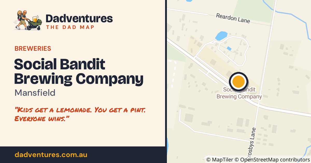 Social Bandit Brewing Company on the Dad Map