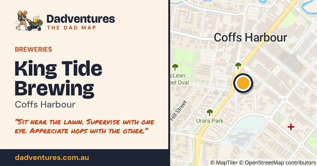 King Tide Brewing on the Dad Map
