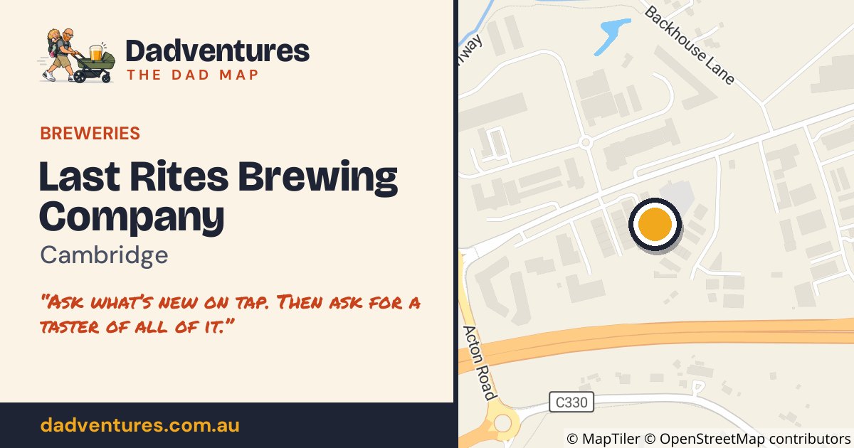 Last Rites Brewing Company on the Dad Map