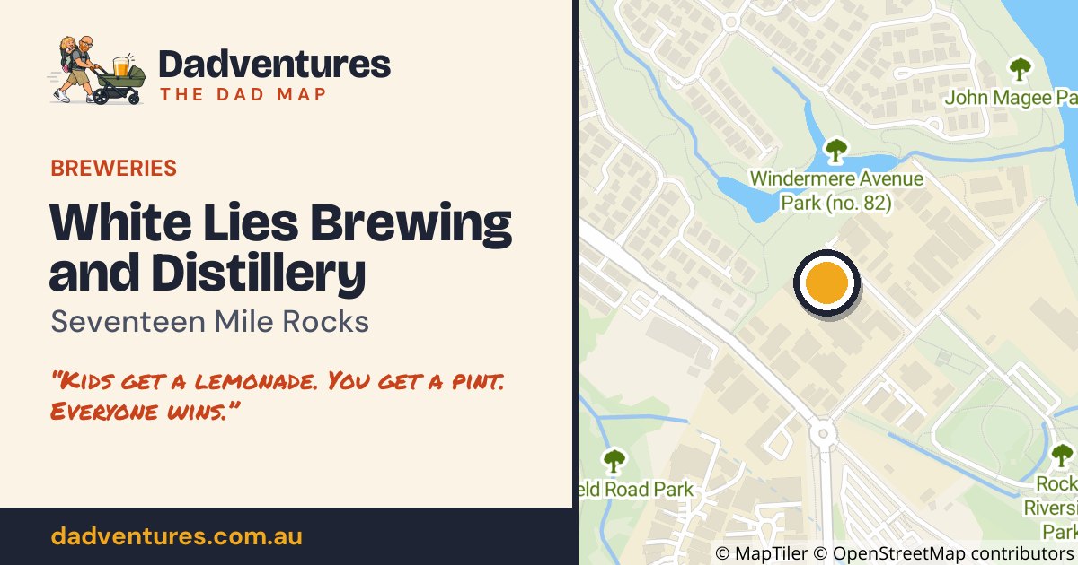 White Lies Brewing and Distillery on the Dad Map