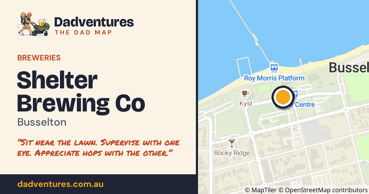 Shelter Brewing Co on the Dad Map