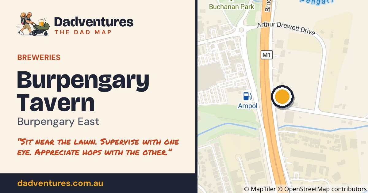 Burpengary Tavern on the Dad Map