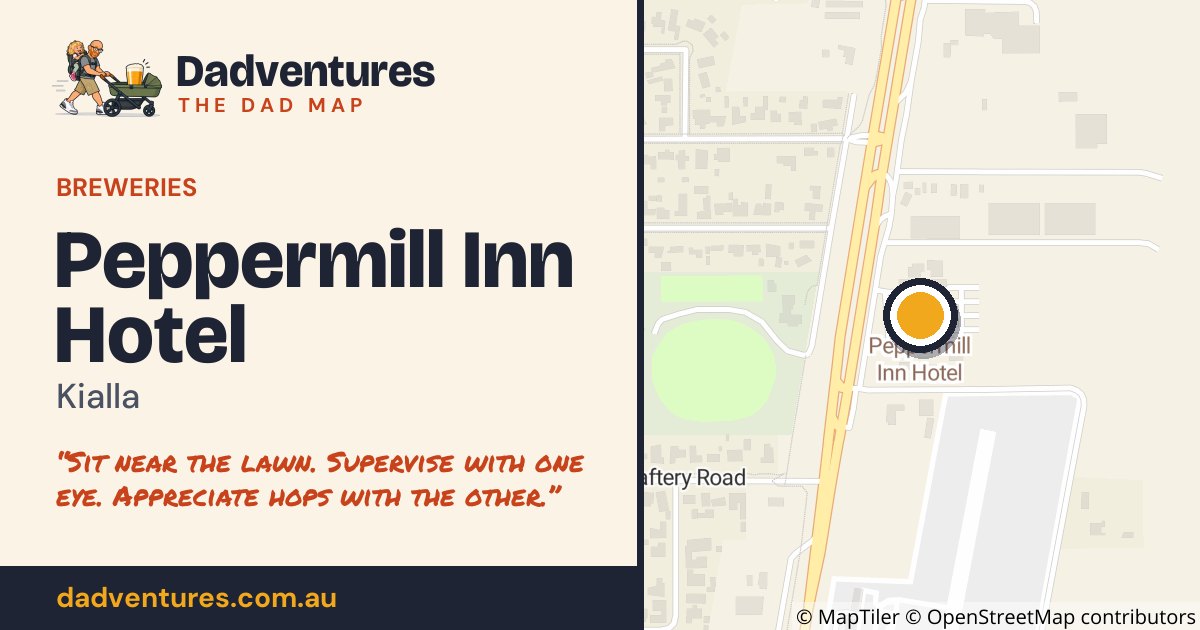 Peppermill Inn Hotel on the Dad Map