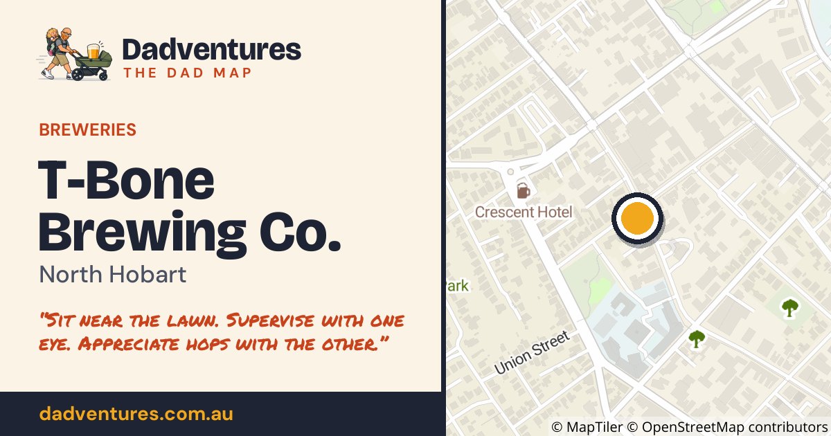 T-Bone Brewing Co. on the Dad Map