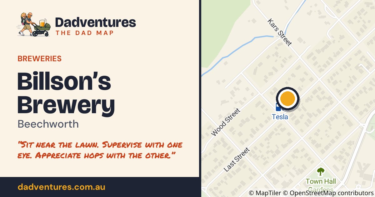 Billson’s Brewery on the Dad Map