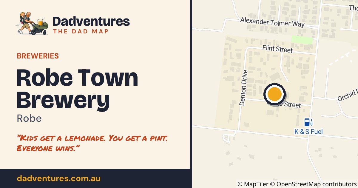 Robe Town Brewery on the Dad Map