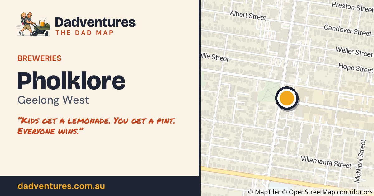 Pholklore on the Dad Map
