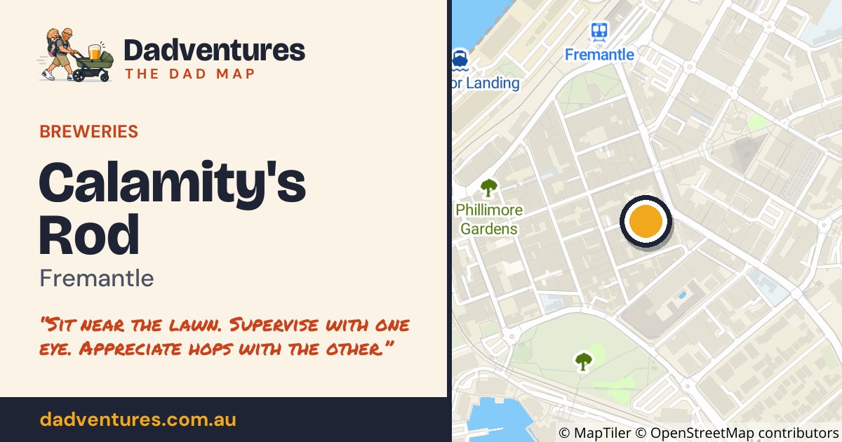 Calamity's Rod on the Dad Map