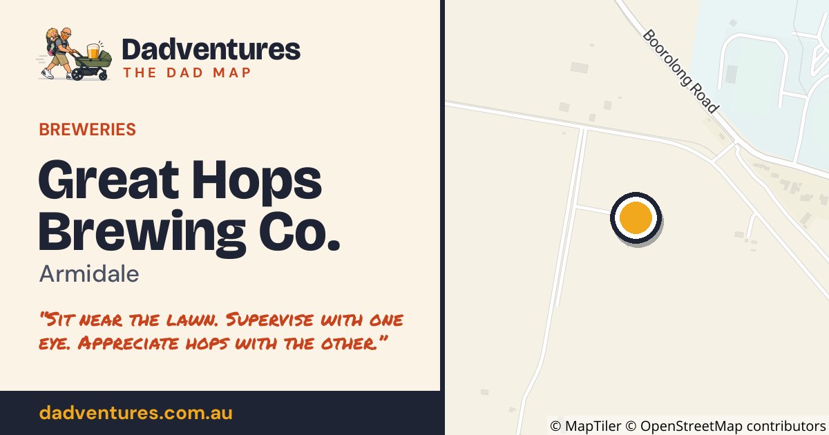 Great Hops Brewing Co. on the Dad Map